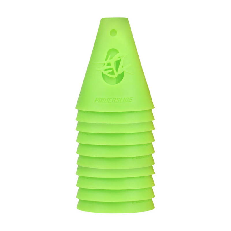 Powerslide cones Green, 10 gab.
