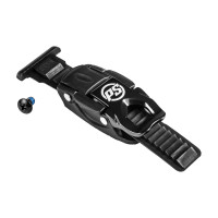 Powerslide Icon buckle with strap set black, 1 pcs.