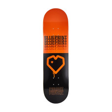 Blueprint Shadow 8.375″ orange skateboard deck