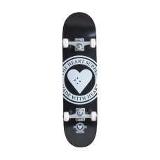 Heart Supply Logo Badge 7.75″ black/white complete skateboard