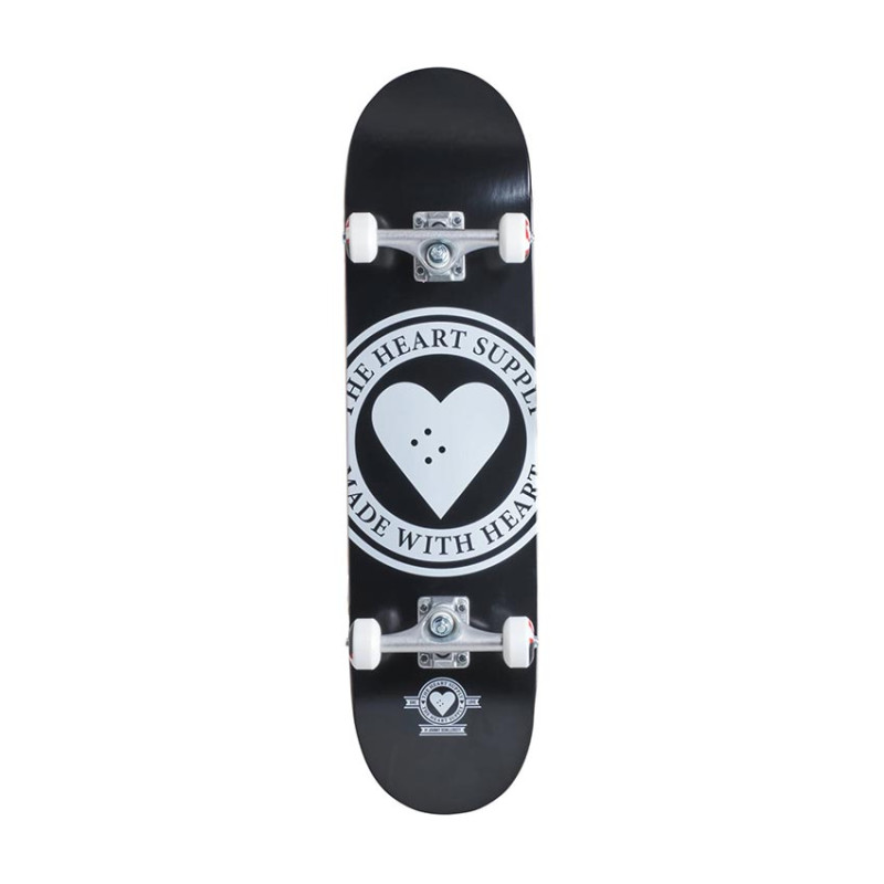 Heart Supply Logo Badge 7.75″ black/white skateboard skrituļdēlis