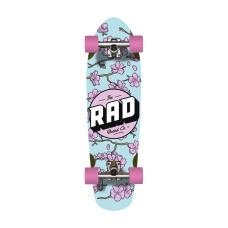 RAD Cherry Blossom 32″ Pink/Teal Cruiser skateboard