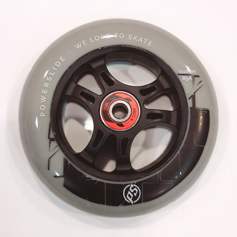 Powerslide Infinity 110mm/85a ABEC9 Grey/Black, 6 gab.