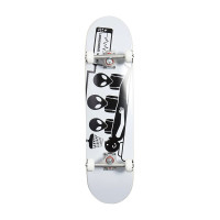 Alien Workshop Abduction complete 7.75″ white skateboard