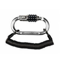 AO Carabiner Lock chrome scooter lock