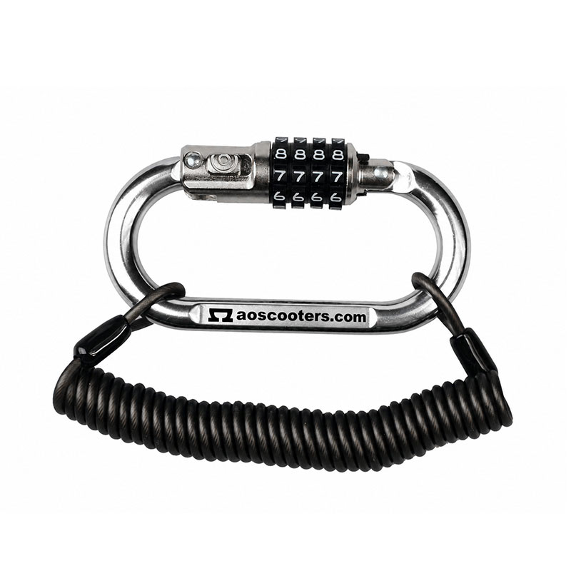 AO Carabiner Lock chrome замок для самоката