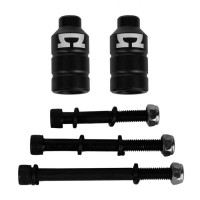 AO Double black scooter peg kit, 2 pcs.