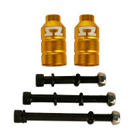 AO Double gold scooter peg kit, 2 pcs.