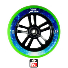 AO Nebula 110mm green skrejriteņu riteņi, 1 gab.