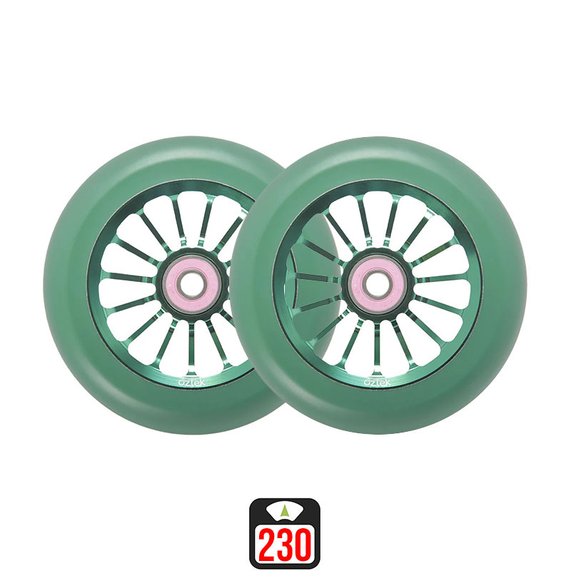 Aztek Architect 2 110mm sage green scooter wheels, 2 pcs.