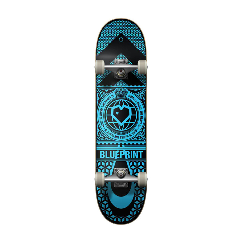 Blueprint Home Heart complete 7.75″ blue/black скейтборд