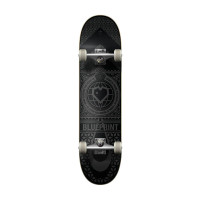 Blueprint Home Heart complete 8.25″ black/grey skateboard