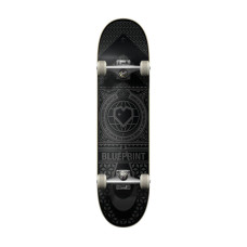 Blueprint Home Heart complete 8.25″ black/grey skateboard
