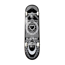 Blueprint Home Heart complete 8″ black/white skrituļdēlis