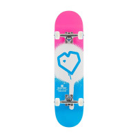 Blueprint Spray Heart V2 complete 7.75″ blue/white/pink skateboard