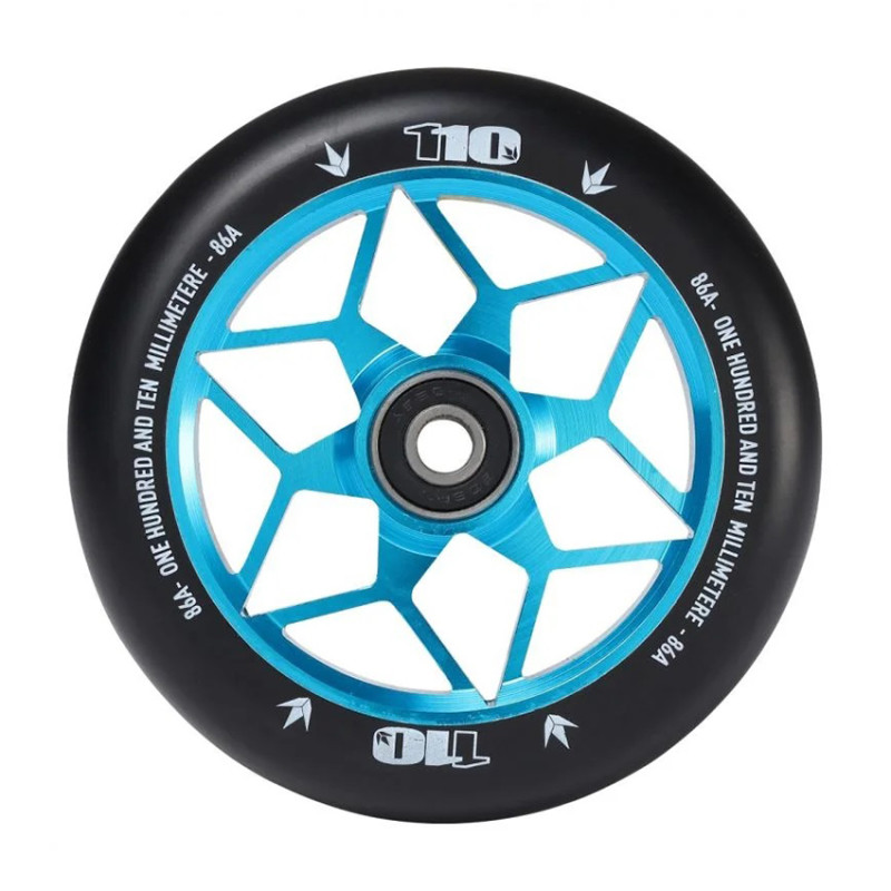 Blunt Diamond 110mm teal scooter wheels, 1 pcs.