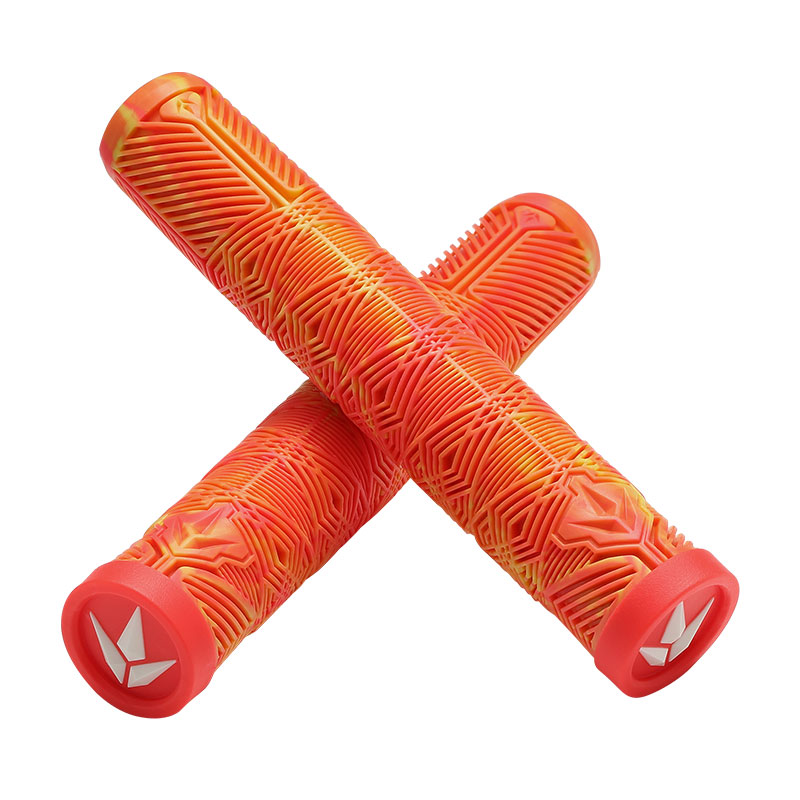 Blunt hand grips V3 orange/red scooter hand grips