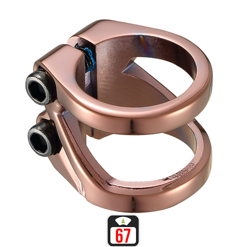 Blunt Z clamp copper skrejriteņu stūres savilcējs