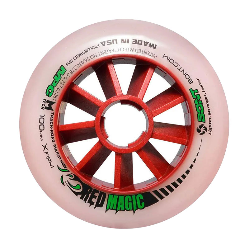 Bont MPC Red Magic 100mm X Firm колеса для роликовых коньков, 1 шт.