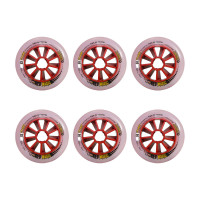Bont MPC Red Magic 110mm Firm inline skate wheels, 6 pcs.