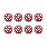 Bont MPC Red Magic 110mm Firm inline skate wheels, 8 pcs.