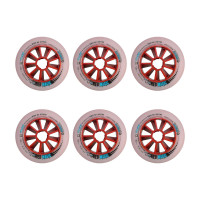Bont MPC Red Magic 110mm XX Firm inline skate wheels, 6 pcs.