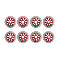 Bont MPC Red Magic 110mm XX Firm inline skate wheels, 8 pcs.