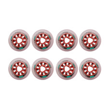 Bont MPC Red Magic 90mm XX Firm inline skate wheels, 8 pcs.