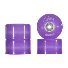 Chaya 65x38mm/78a Neon Purple led riteņi, 4 gab.