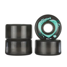 Chaya Big Softies 65x37mm/78a clear/black wheels, 4 pcs.