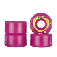 Chaya Big Softies 65x37mm/78a clear/pink wheels, 4 pcs.