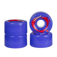 Chaya Big Softies 65x37mm/78a clear/purple wheels, 4 pcs.