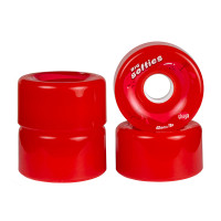 Chaya Big Softies 65x37mm/78a clear/red wheels, 4 pcs.