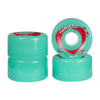 Chaya Big Softies 65x37mm/78a clear/teal wheels, 4 pcs.