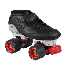 Chaya derby Onyx black/silver rollerskates