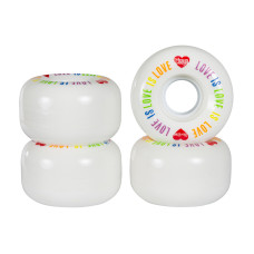 Chaya Love is Love outdoor 62x38mm/78a white wheels, 4 pcs.