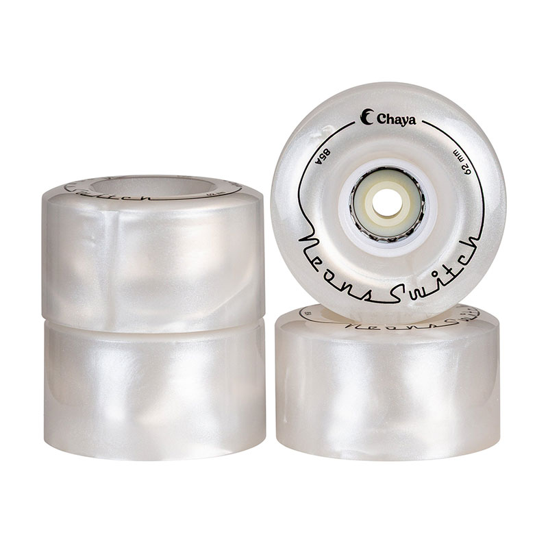 Chaya Neons Switch 62x35mm/85a pearl LED wheels, 4 pcs.