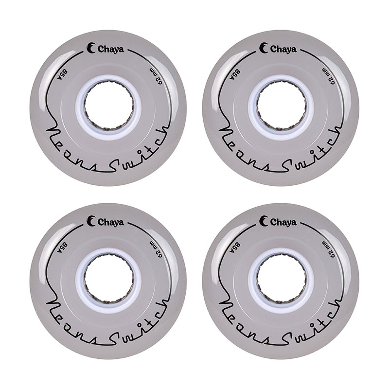 Chaya Neons Switch 62x35mm/85a white LED wheels, 4 pcs.