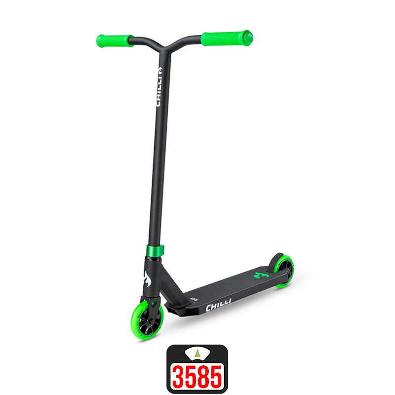 Chilli Base black/green triku skrejritenis