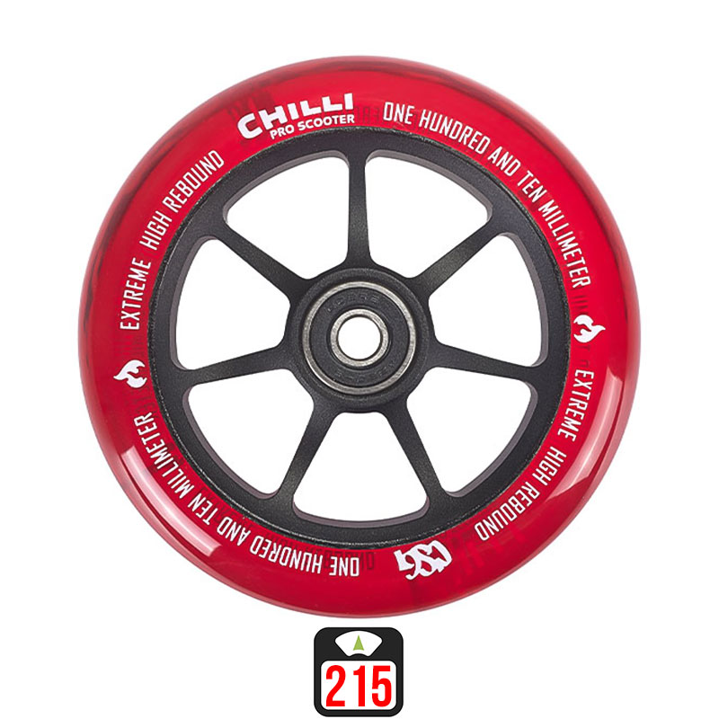 Chilli Hannya 110mm wheel red skrejriteņu riteņi, 1 gab.