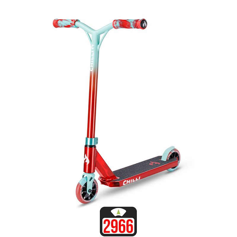 Chilli Jumpstart S red/teal stunt scooter