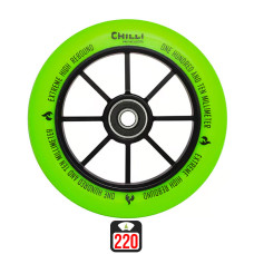Chilli Rocky 110mm wheel green skrejriteņu riteņi, 1 gab.