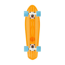 Choke Dirty Harry clear orange penny supercruiser skateboard