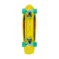 Choke Spicy Sabrina yellow penny supercruiser skateboard