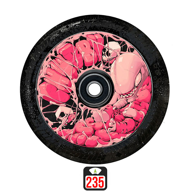 Chubby Baby Alien 110mm Gumm Y skrejriteņu riteņi, 1 gab.