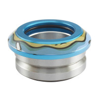 Chubby Doughnut integrated scooter headset blue