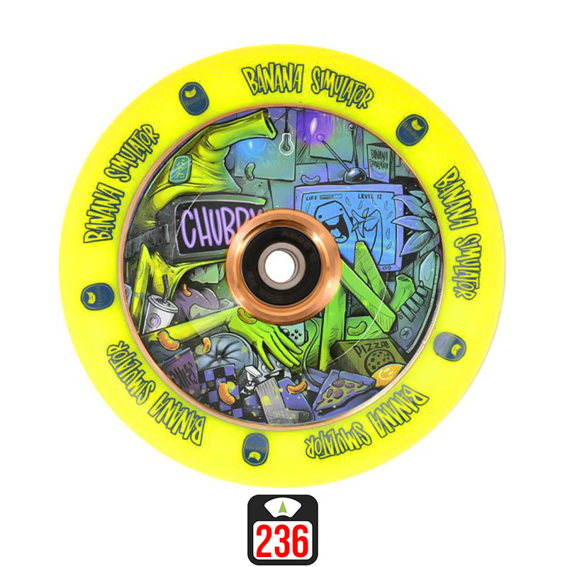 Chubby Melo 110mm Banana Simulator scooter wheels, 1 pcs.