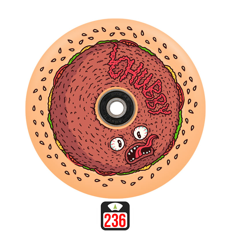 Chubby Melo 110mm Burger Boy skrejriteņu riteņi, 1 gab.