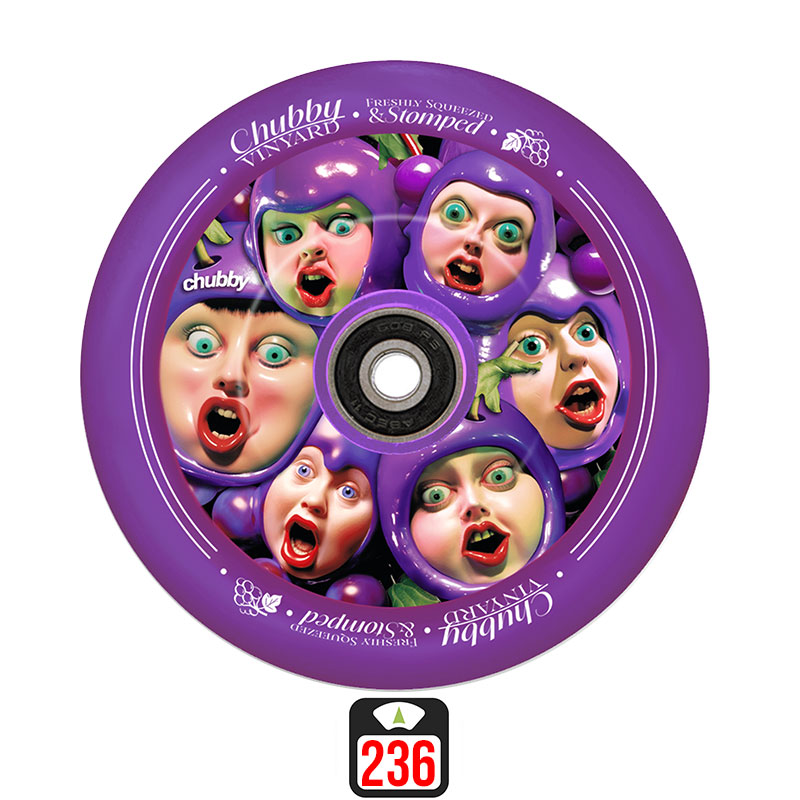 Chubby Melo 110mm Grape Juice колеса для самокатов, 1 шт.