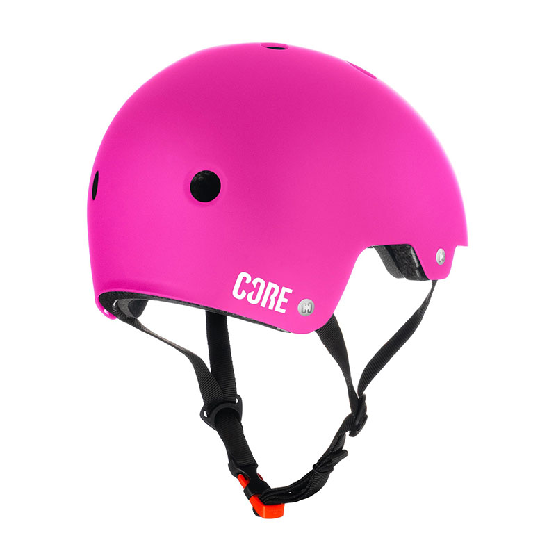 Core Action Sports helmet bright pink ķivere